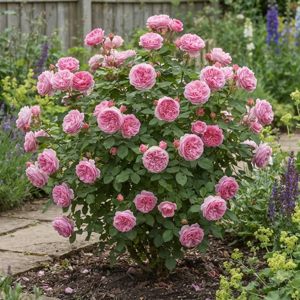Rosier arbustif Gertrude Jekyll® 'Ausbord'