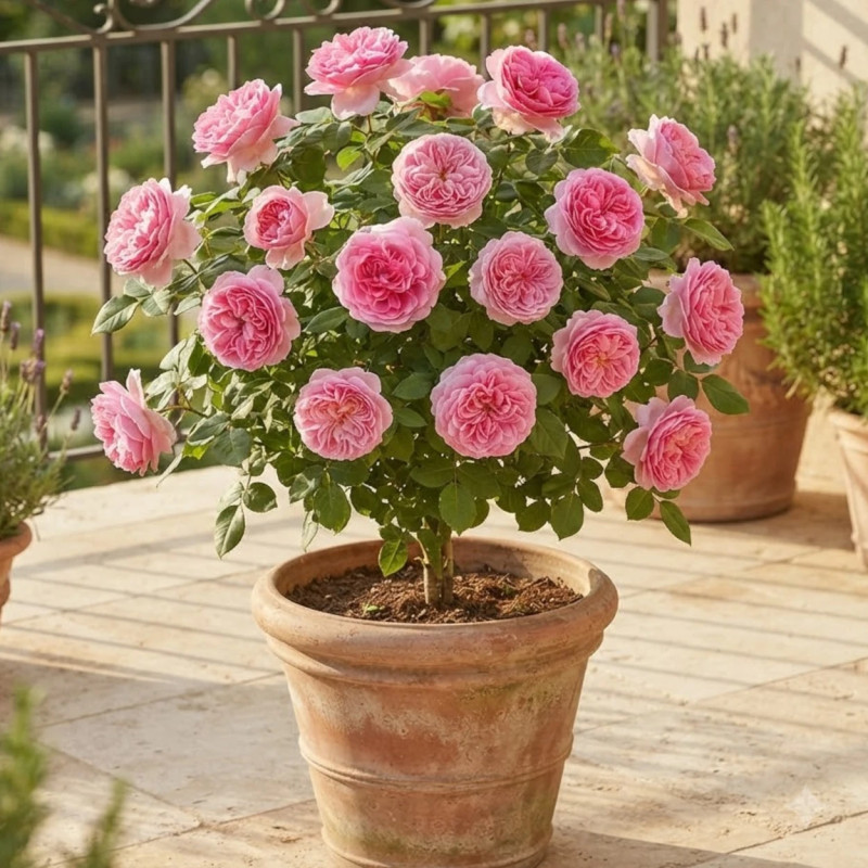 Rosier Anglais Gertrude Jekyll® 'Ausbord'