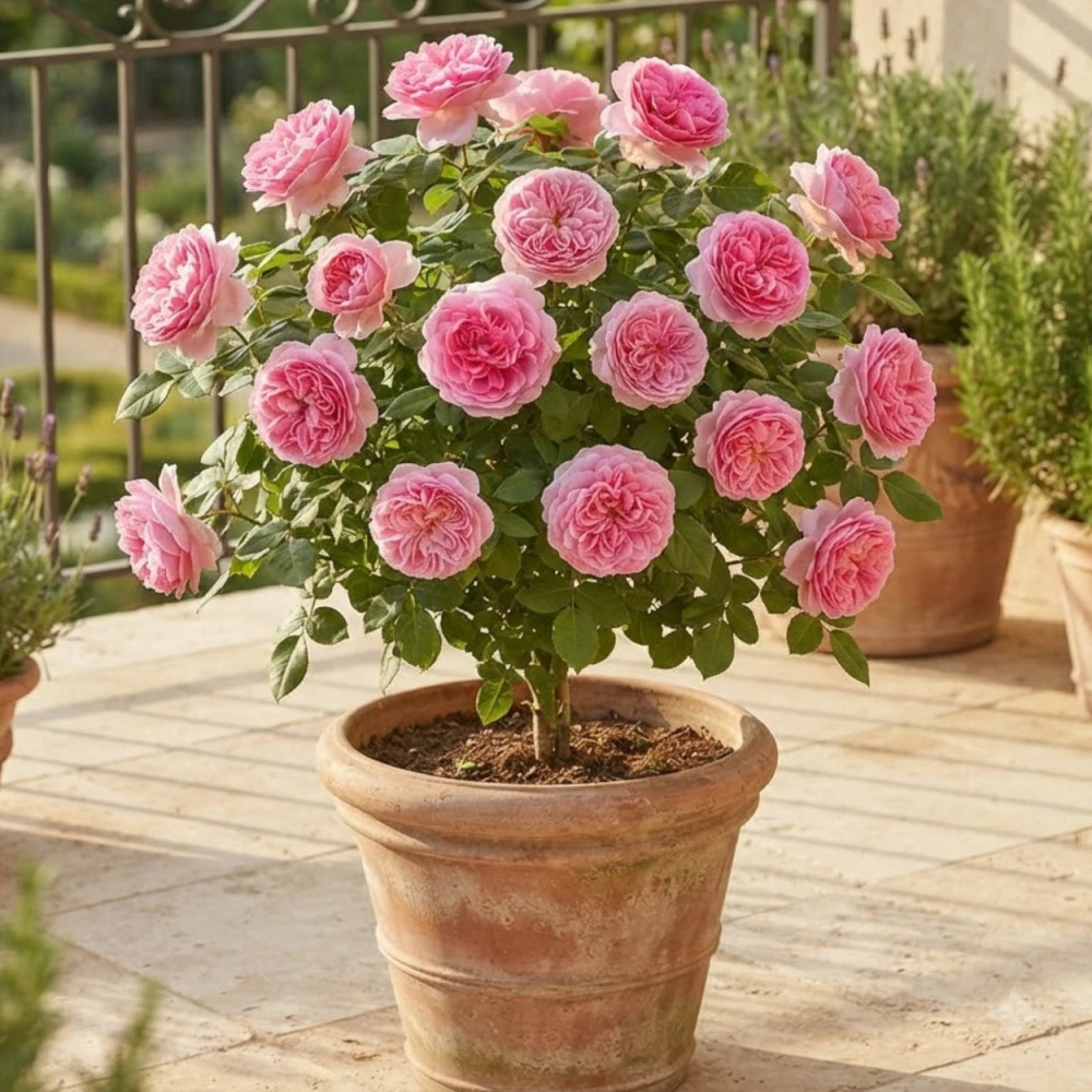 Rosier arbustif Gertrude Jekyll® 'Ausbord'