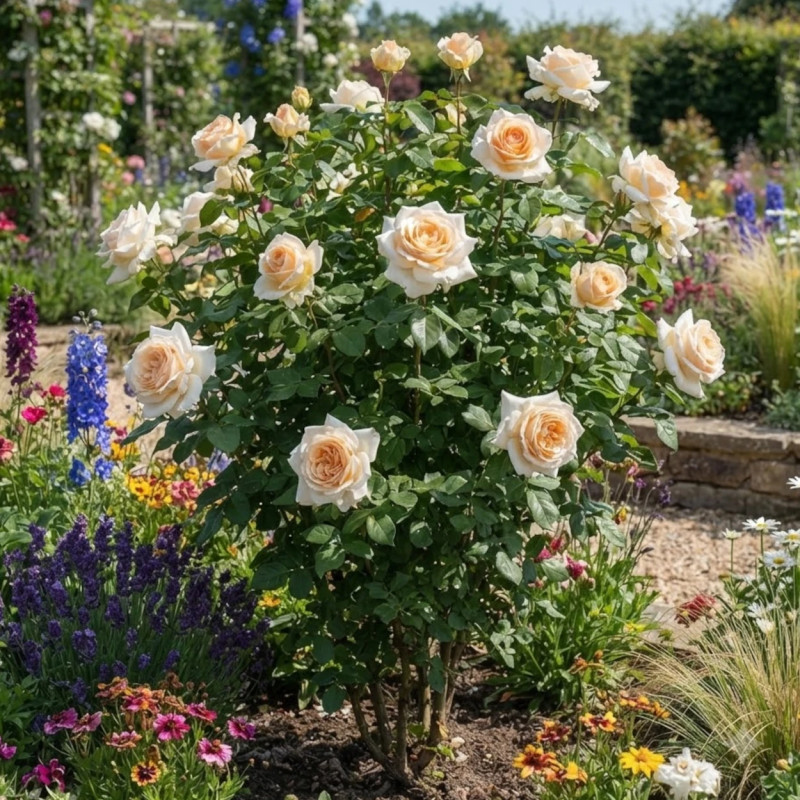 Rosier à grandes fleurs Jardins De Bagatelle® 'Meimafris'