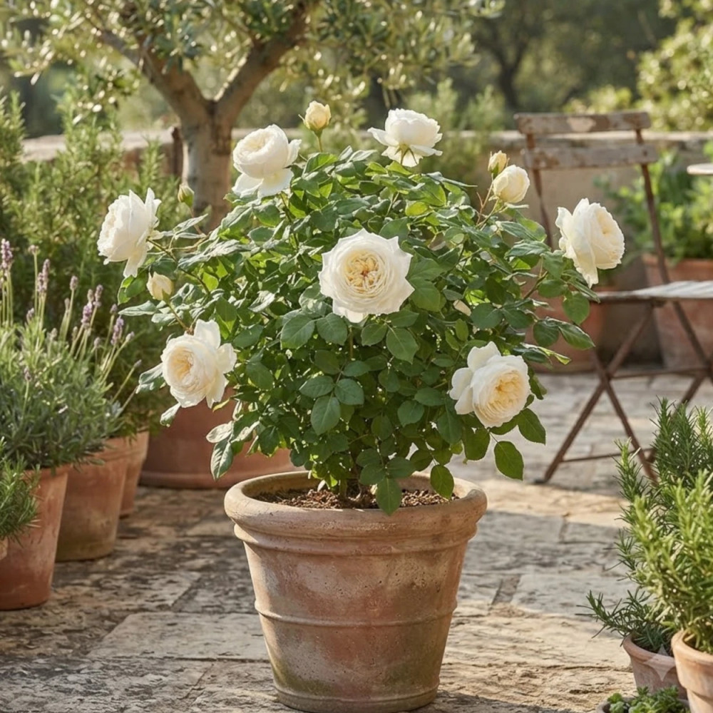 Rosier ancien Jeanne Moreau® 'Meidiaphaz' Rosier ancien Jeanne Moreau® 'Meidiaphaz'
