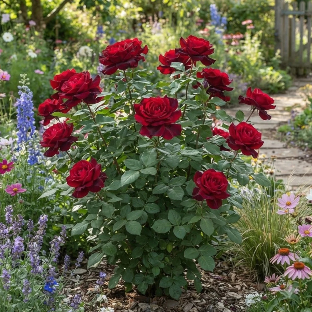 Rosier à grandes fleurs Jubilé Papa Meilland® 'Meiceazar'