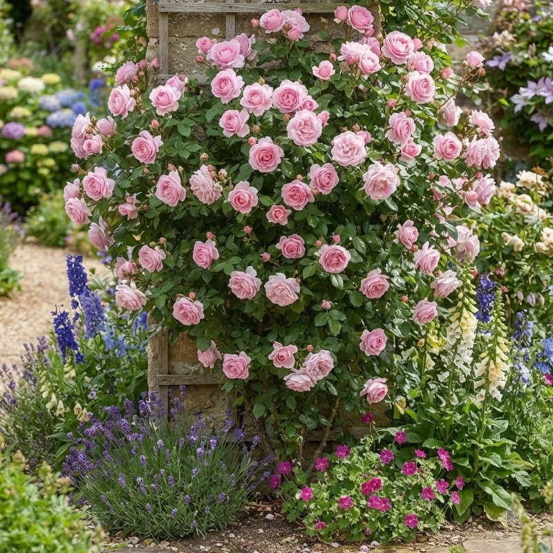 Rosier à fleurs groupées Julie® 'Evelijar'