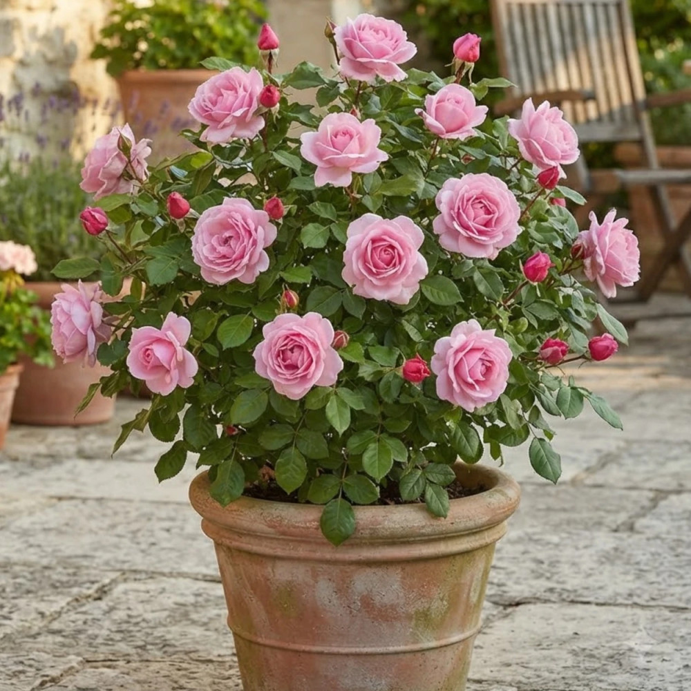 Rosier à fleurs groupées Julie® 'Evelijar' Rosier à fleurs groupées Julie® 'Evelijar'