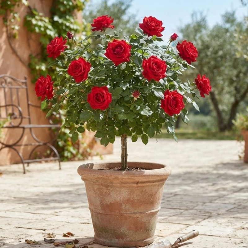 Rosier à grandes fleurs La Marseillaise® 'Delgeot'