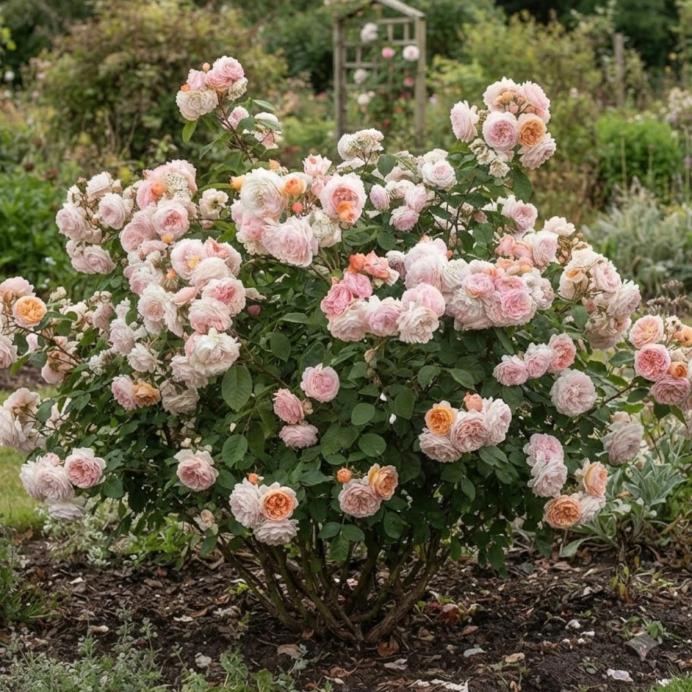 Rosier à fleurs groupées Leander® 'Auslea'
