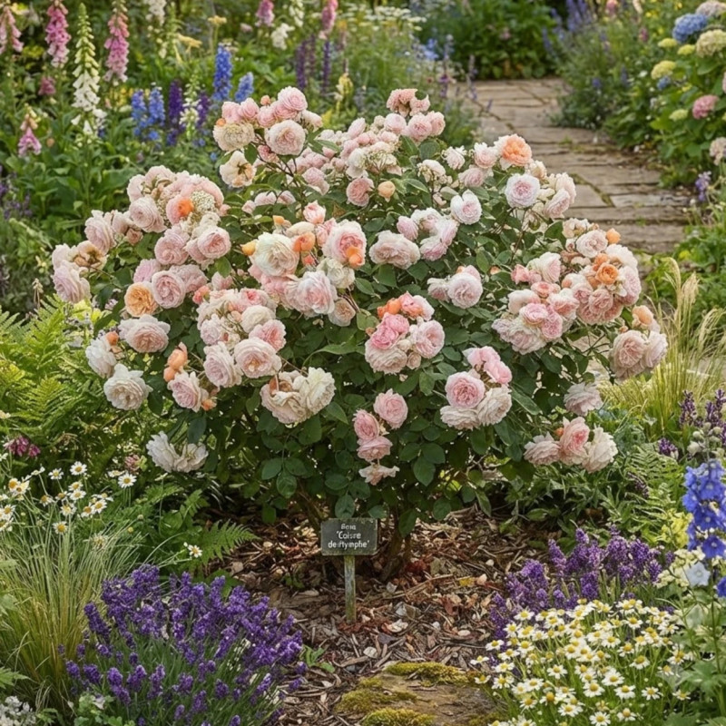 Rosier à fleurs groupées Leander® 'Auslea'
