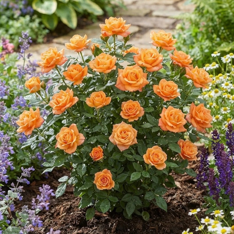 Rosier à grandes fleurs Louis De Funes® 'Meirestif'