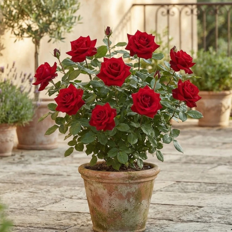 Rosier à grandes fleurs Marcel Pagnol® 'Meisoyris'