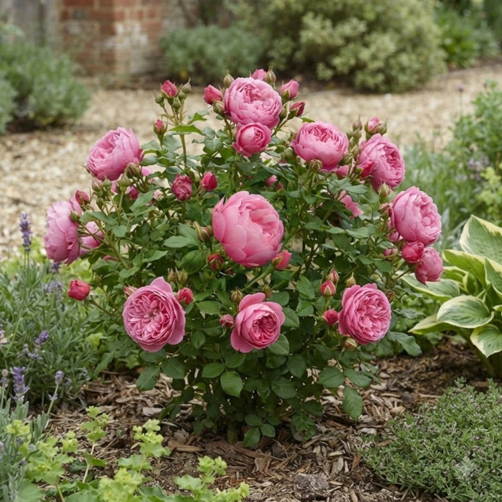Rosier à fleurs groupées Marie Blanche Paillé® 'Evecinage' Rosier à fleurs groupées Marie Blanche Paillé® 'Evecinage'