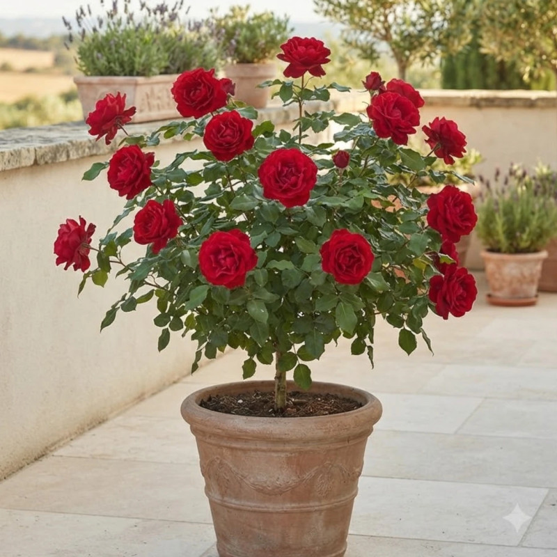 Rosier à fleurs groupées Mona Lisa® 'Meilyxir'