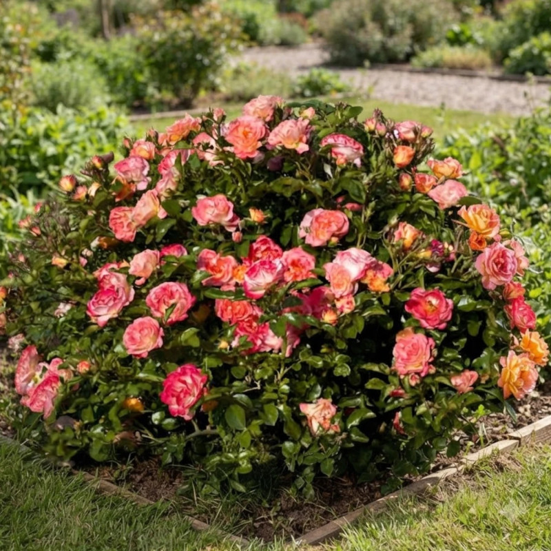 Rosier paysager Peach Drift® 'Meiggili'