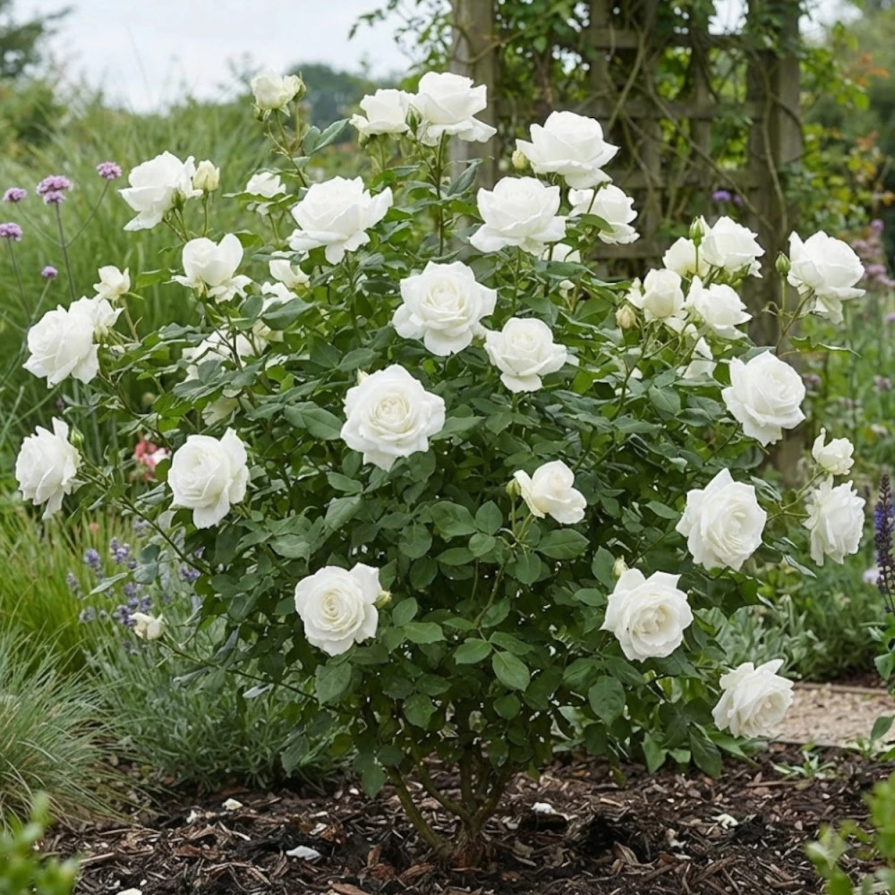 Rosier à grandes fleurs Pierre Arditi® 'Meicalanq' Rosier à grandes fleurs Pierre Arditi® 'Meicalanq'
