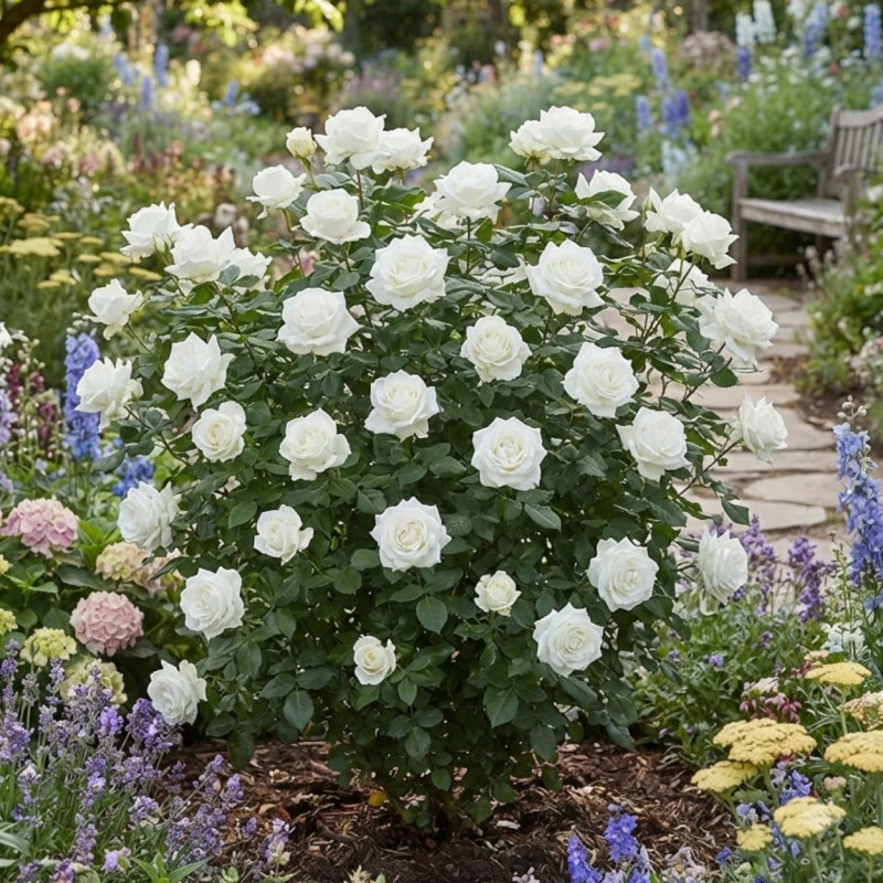 Rosier à grandes fleurs Pierre Arditi® 'Meicalanq'
