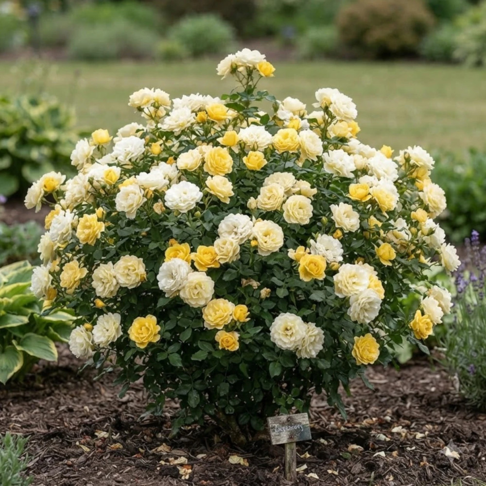 Rosier paysager Popcorn Drift® 'Novarospop'