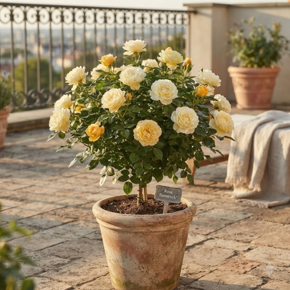 Rosier paysager Popcorn Drift® 'Novarospop'