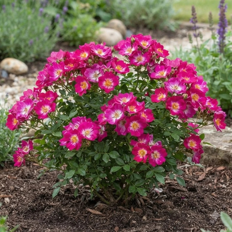 Rosier arbustif Pretty® Princess 'Meimauleva'