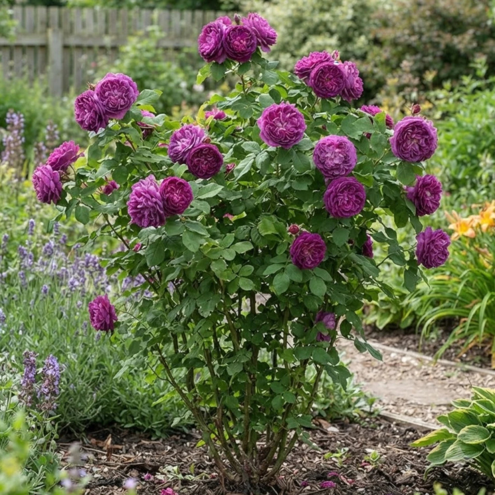 Rosier ancien Reine des Violettes