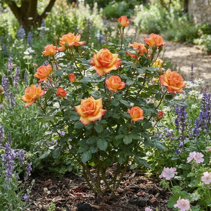 Rosier arbustif Soledad® 'Dorcobo'