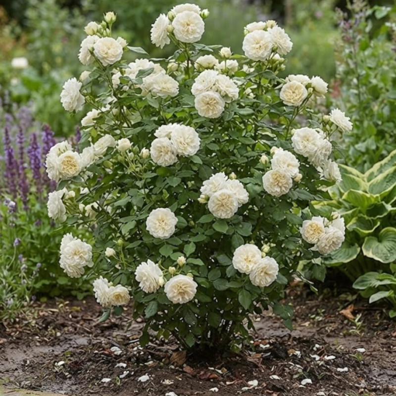 Rosier à fleurs groupées Sombreuil