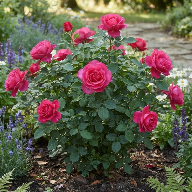 Rosier à grandes fleurs Sylvie Vartan® 'Evesylva'