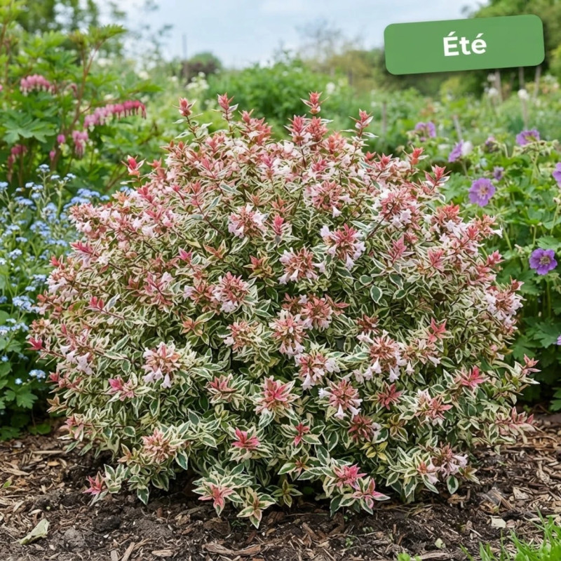 Abelia Pink Lady® 'KEYLAD' - SILENCE, ça pousse !, Abélia à grandes fleurs