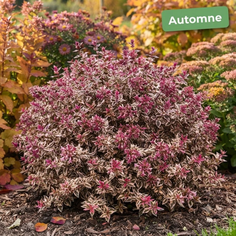 Abelia Pink Lady® 'KEYLAD' - SILENCE, ça pousse !, Abélia à grandes fleurs