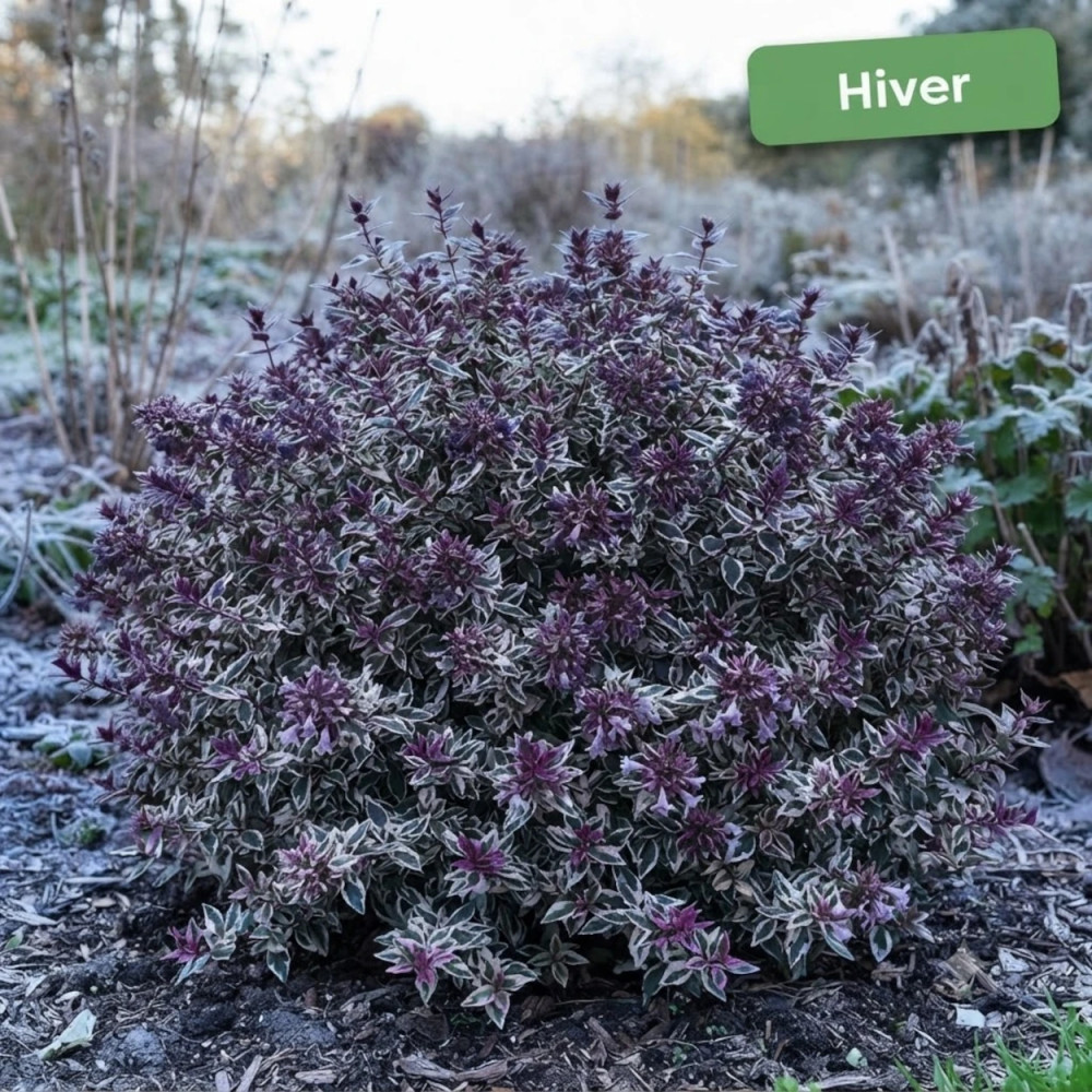 Abelia Pink Lady® 'KEYLAD' - SILENCE, ça pousse !, Abélia à grandes fleurs en hiver