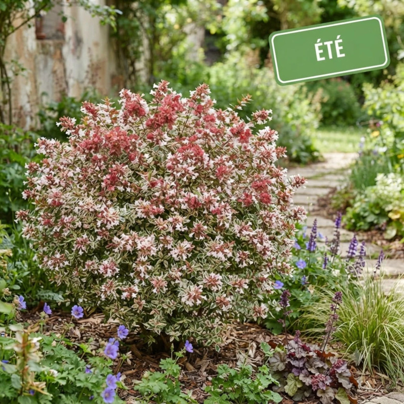 Abelia Psychedelik® 'Minabtc16', Abélia à grandes fleurs