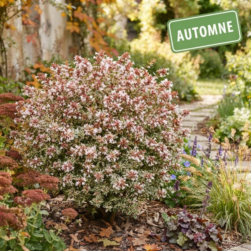 Abelia Psychedelik® 'Minabtc16', Abélia à grandes fleurs