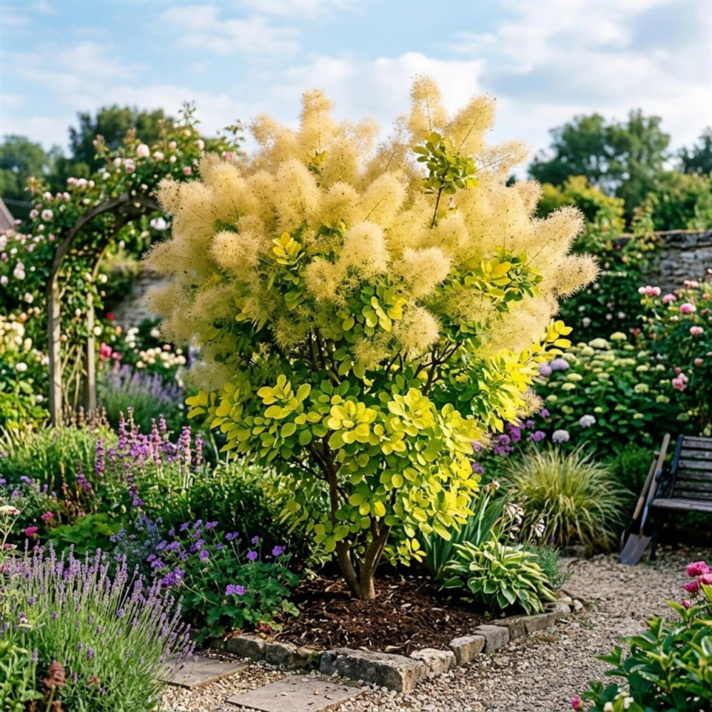 Arbre à perruque Doré  Lemon Lady® - SILENCE, ça pousse !, Cotinus