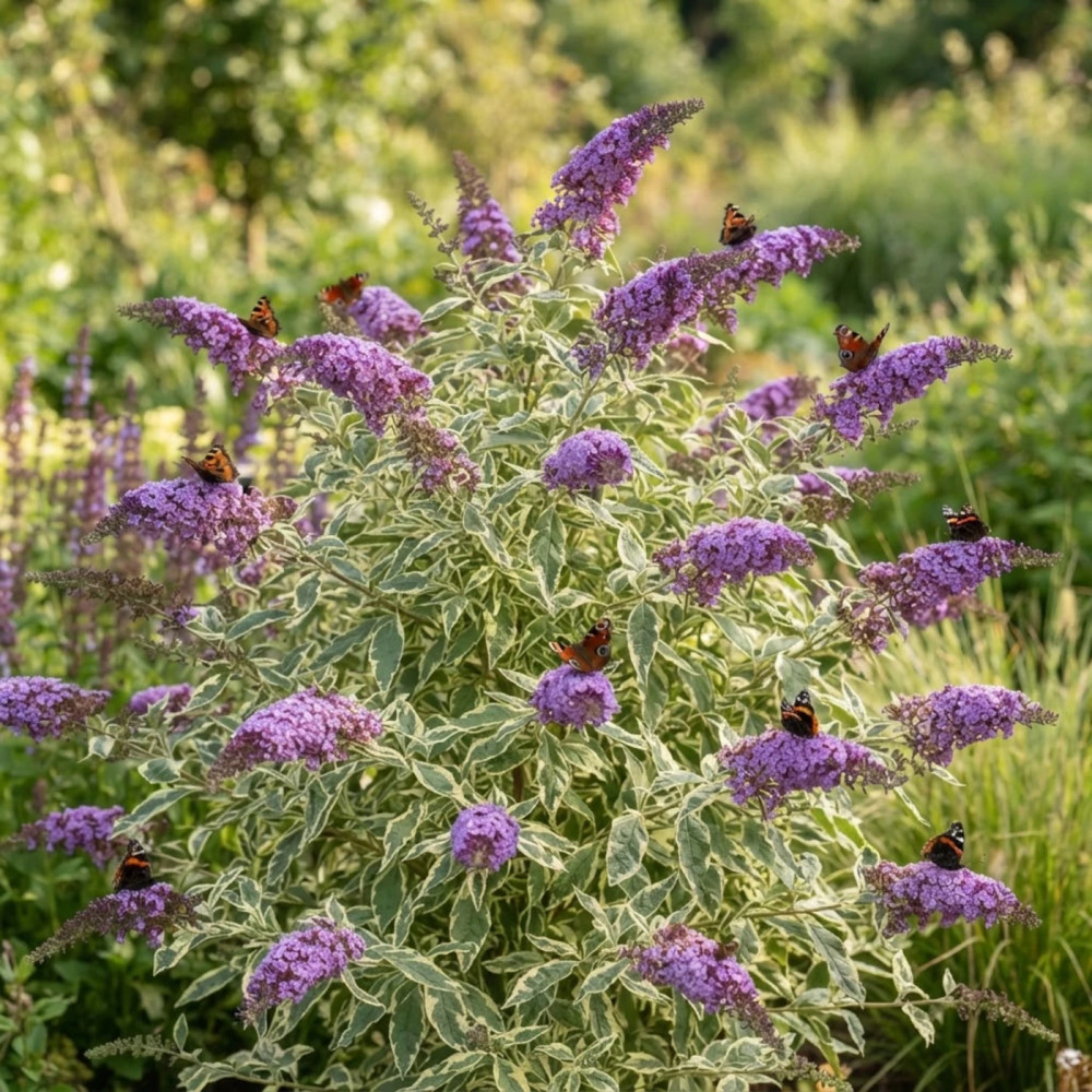 Arbre aux papillons Harlequin, Buddleia