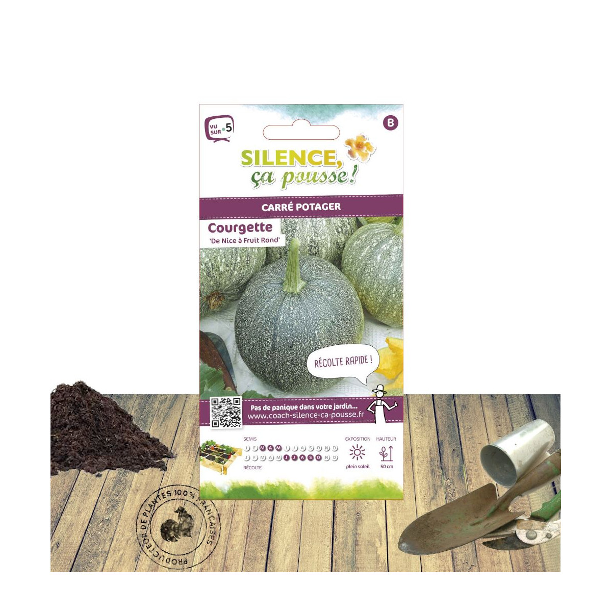 Graines de Courgette De Nice Graines de Courgette De Nice