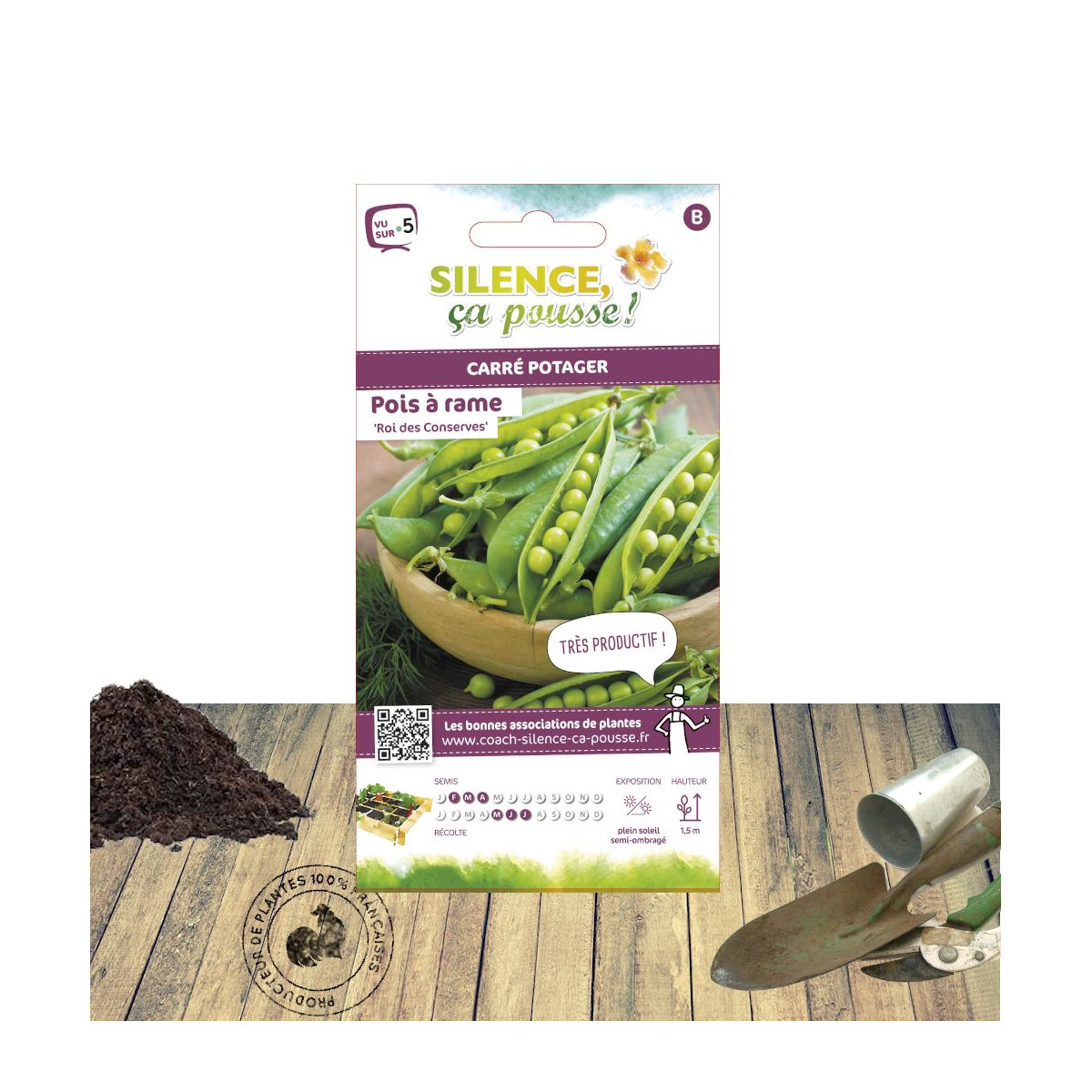 Graines de Pois A rame grain rond Roi des Conserves Graines de Pois A rame grain rond Roi des Conserves