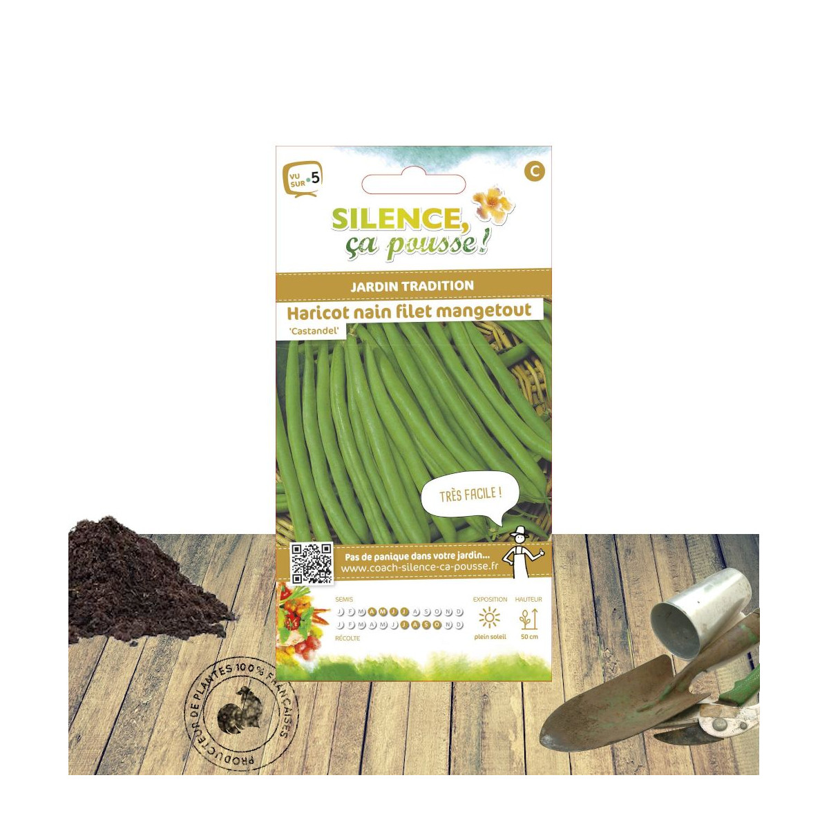 Graines de Haricot Nain mangetout Castandel Graines de Haricot Nain mangetout Castandel