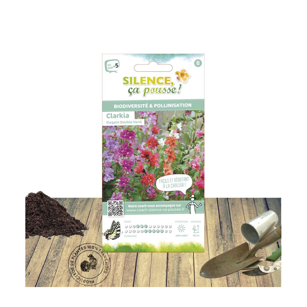 Graines de Clarkia elegans Double en mélange
