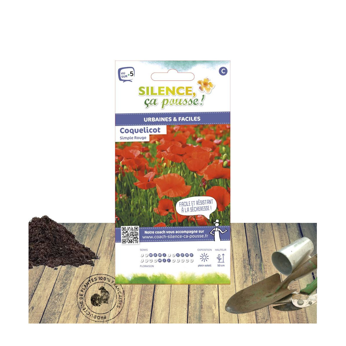 Graines De Coquelicot Rouge - 9 000 Graines Pour 20 M² - Fleurs Sauvages Vibrantes Pour Jardin Et Biodiversité - 6