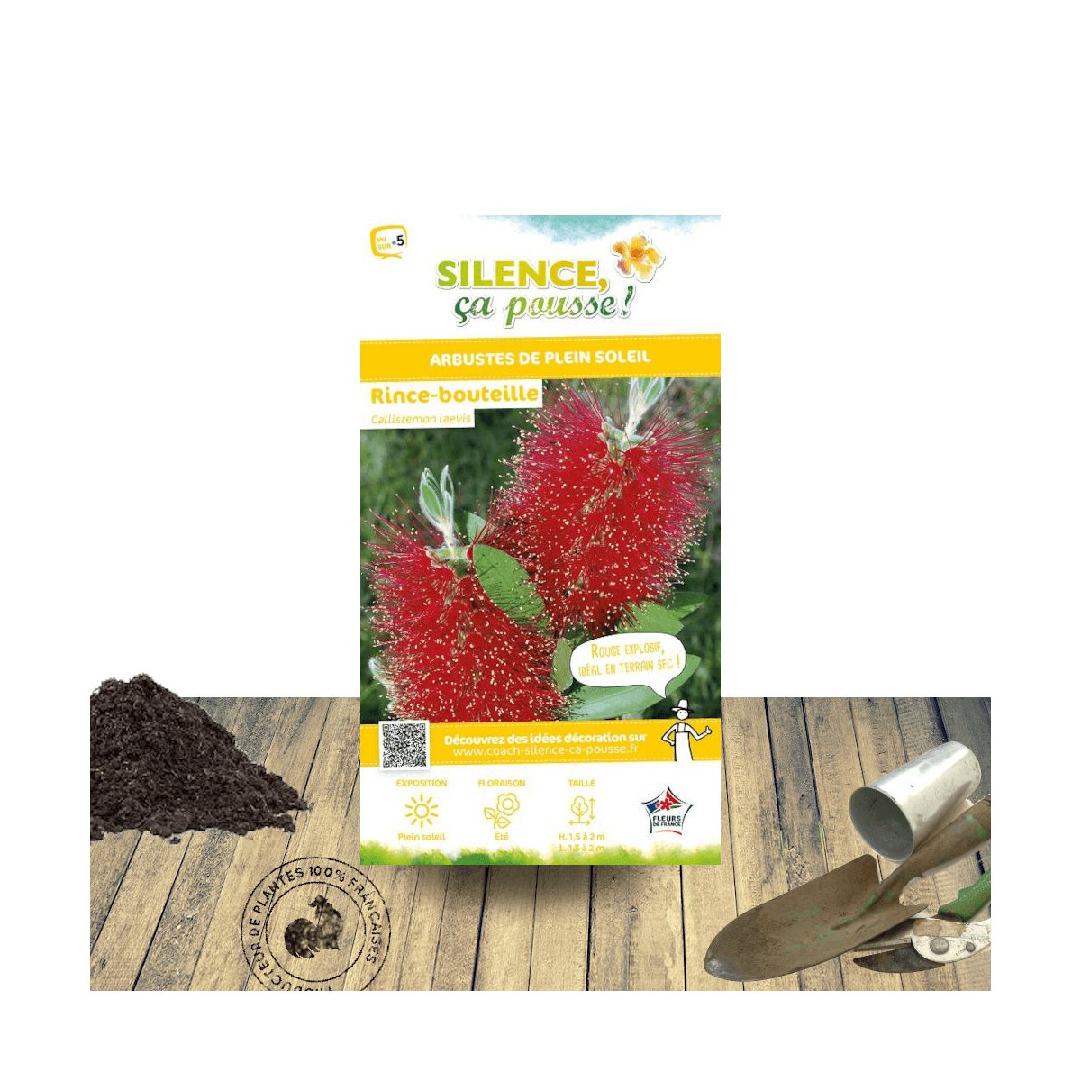 Rince-bouteilles - SILENCE, ça pousse !, Callistemon