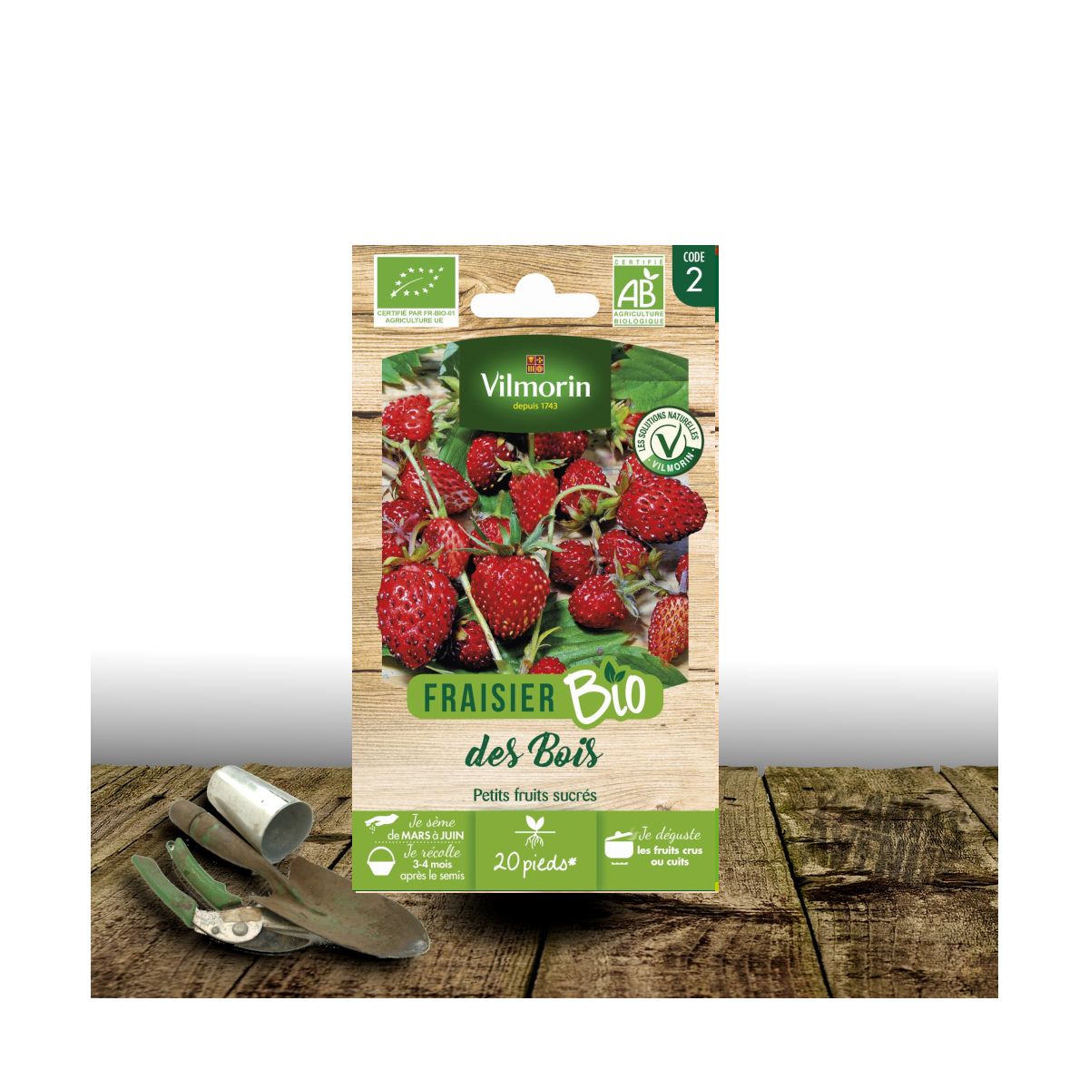 Graines de fraisier des bois - - Sans traitement - Vilmorin
