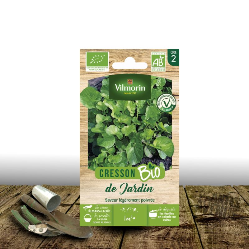 Graines de Cresson de Jardin - Sans traitement