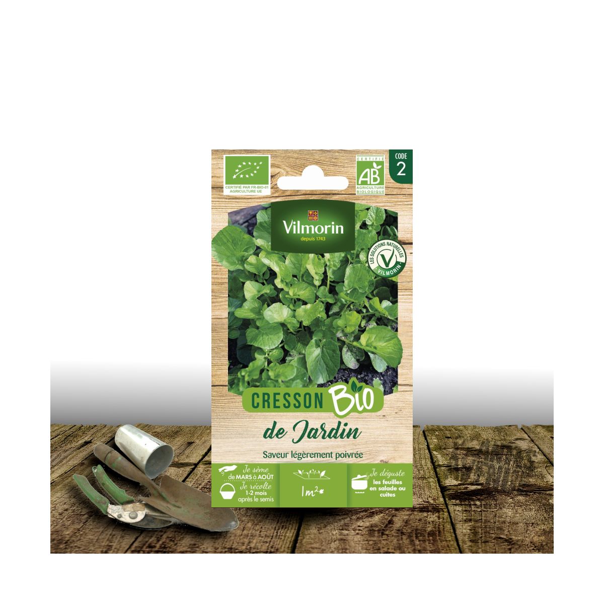 Graines de Cresson de Jardin - Sans traitement Graines de Cresson de Jardin - Sans traitement