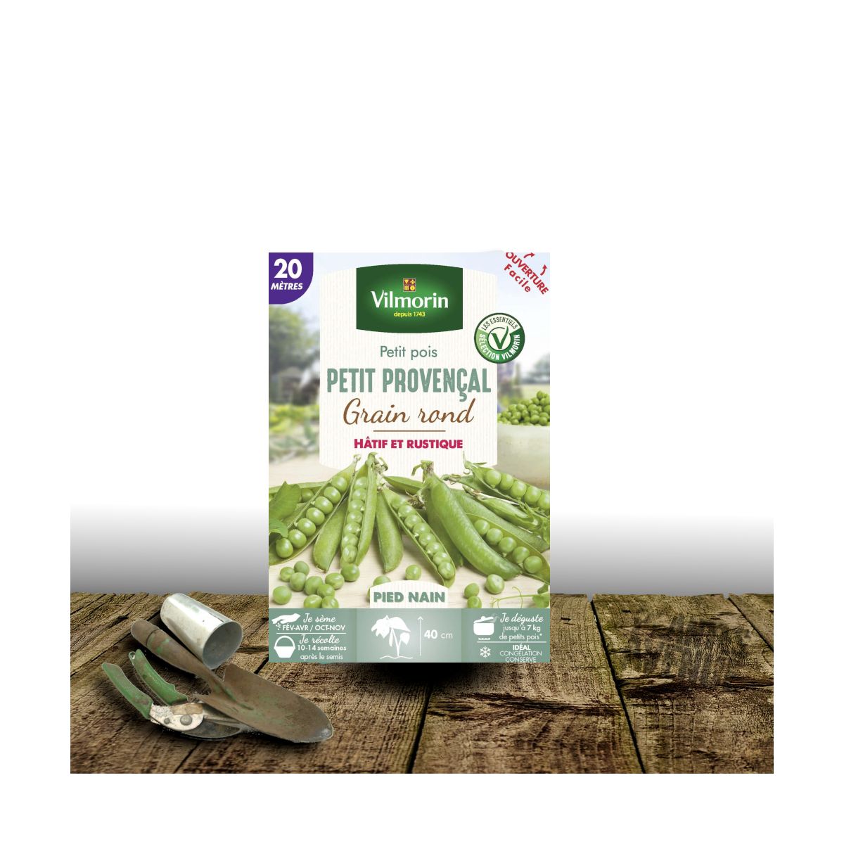 Graines de Pois Nain grain rond Petit Provençal - Vilmorin