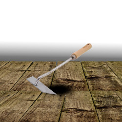 Binette inox/bois - Nature