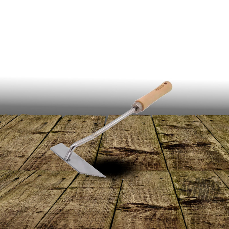 Binette inox/bois - Nature