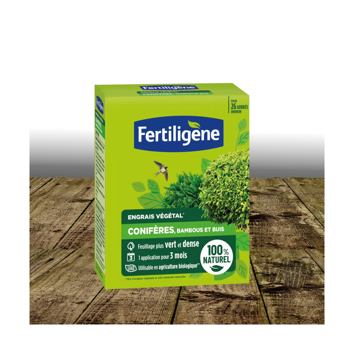 Engrais conifères, bambous et buis enrichi en Zéolite - Fertiligène