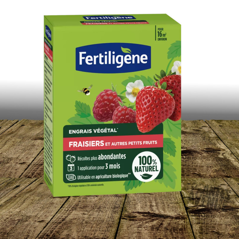 Engrais fraisiers et petits fruits enrichi en Zéolite - Fertiligène