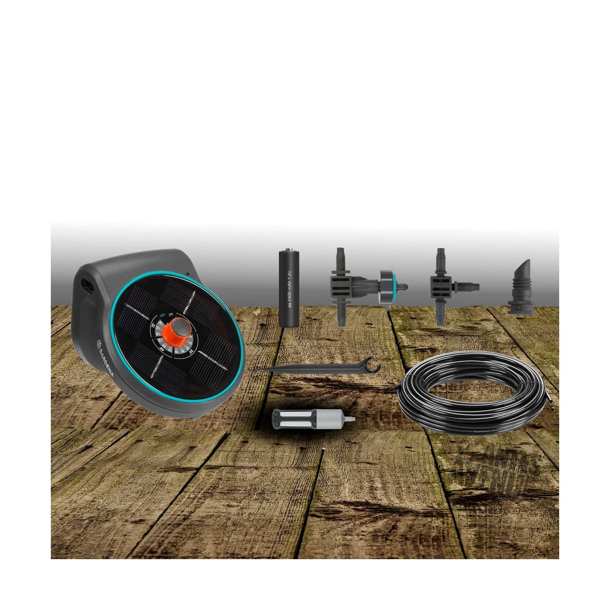 Solution d'arrosage automatique solaire AquaBloom - Gardena