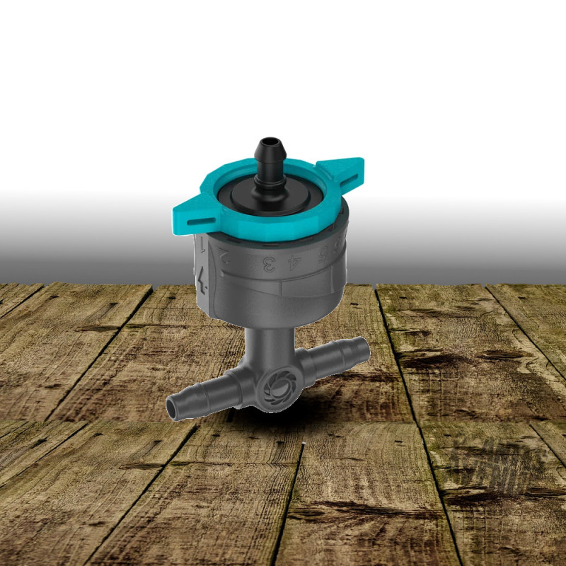 Goutteur en ligne réglable et régulateur de pression 1 - 8 l/h - Micro-Drip - Gardena