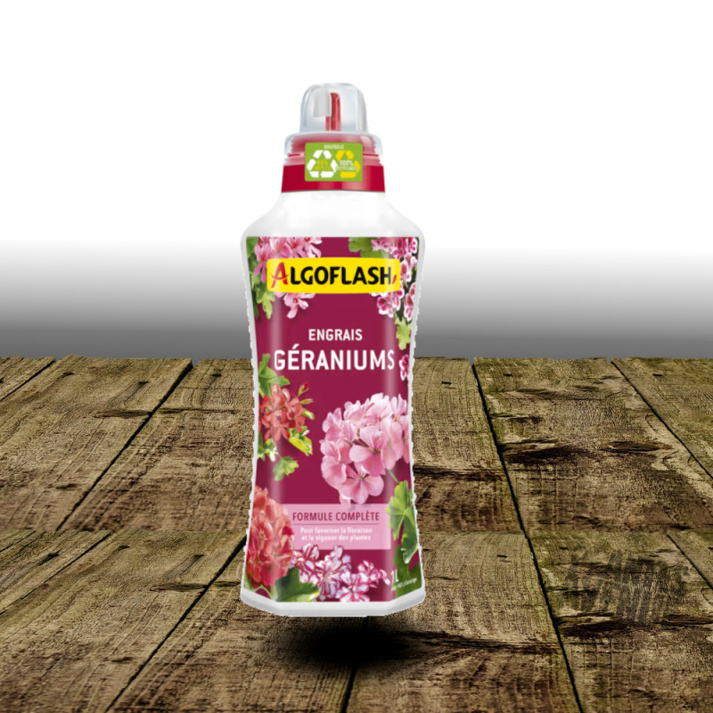 Engrais Liquide Géraniums - Algoflash