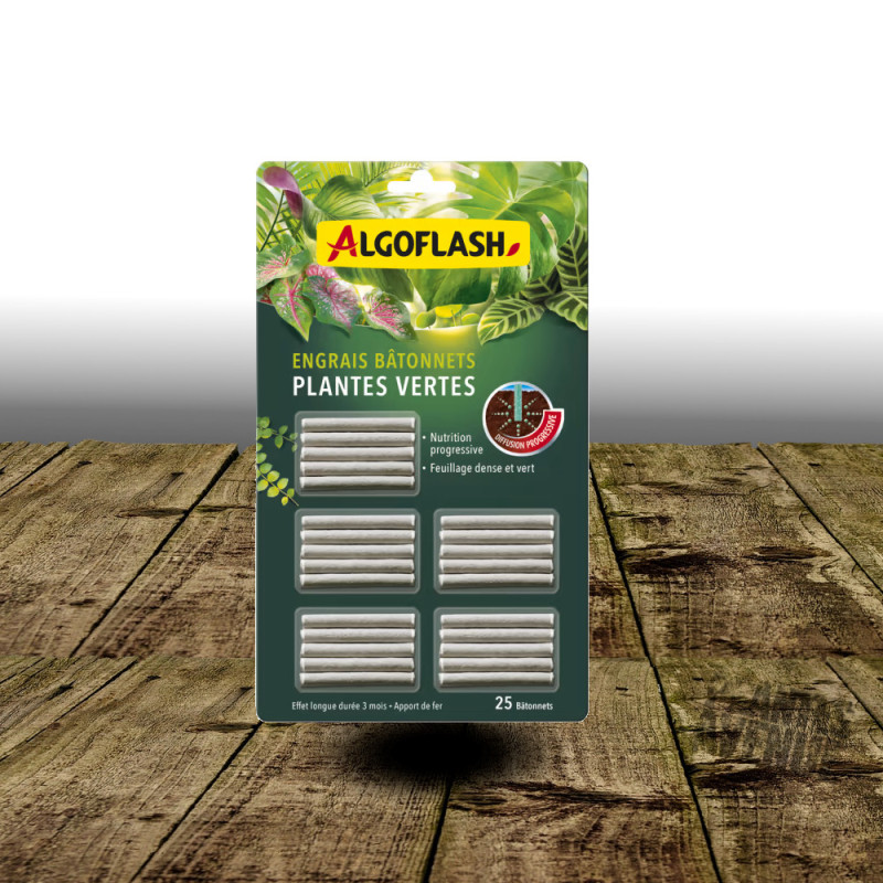 Engrais Bâtonnets Plantes vertes - Algoflash